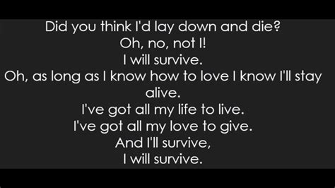 i will survive song meaning.